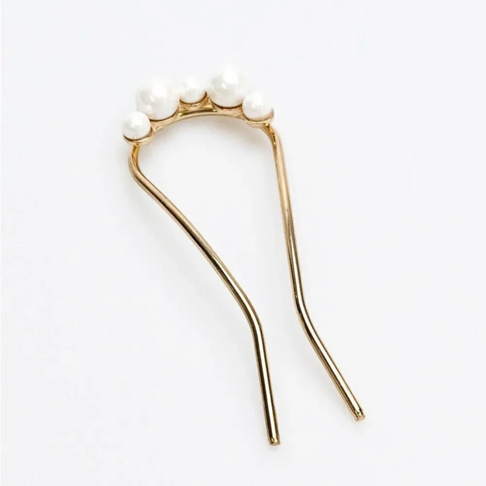 Pearl hair pin M1165